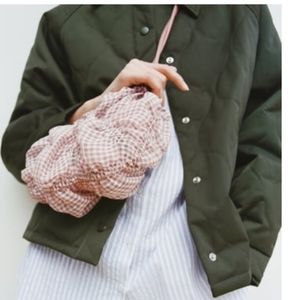 ZARA GINGHAM ORGANZA BAG